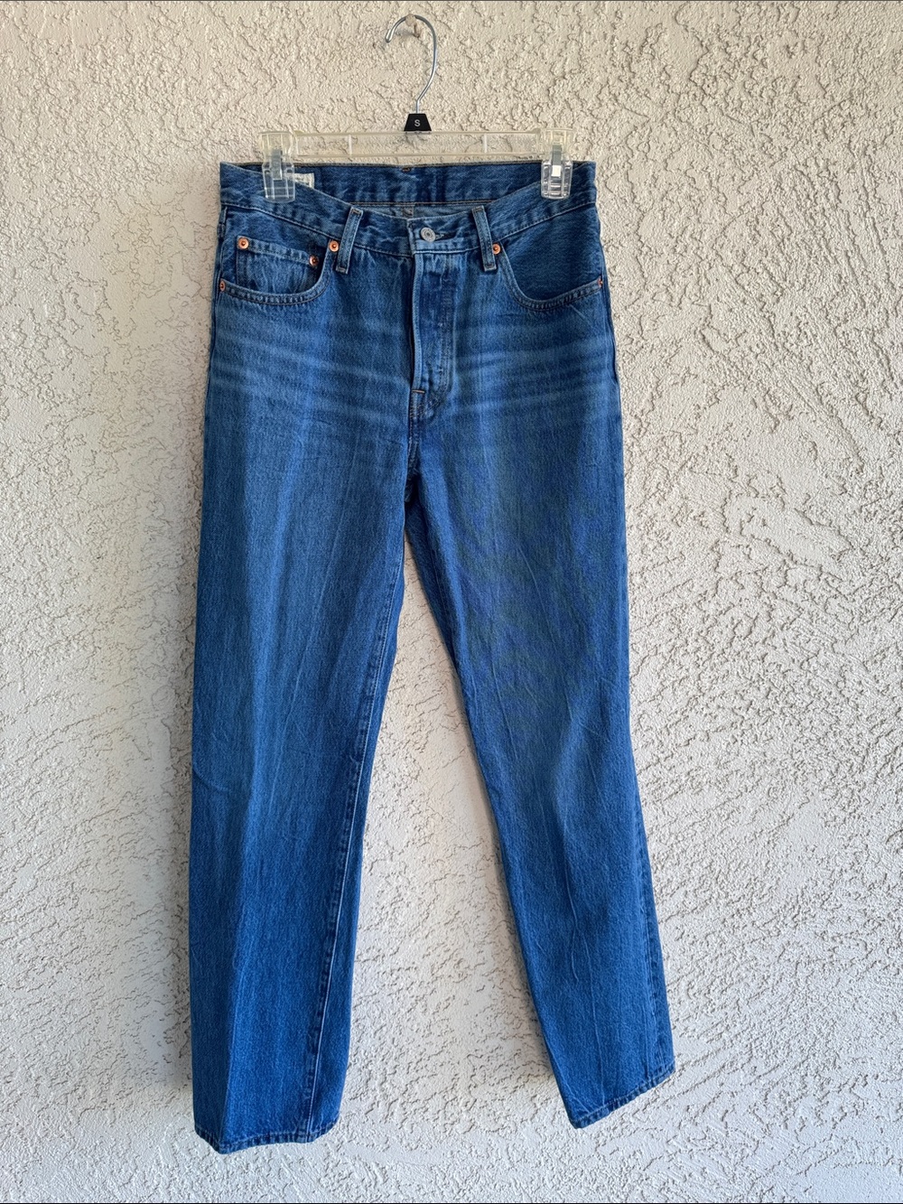 Levi's 90s 501 Medium Blue Straight Leg Jeans Sz 26x32